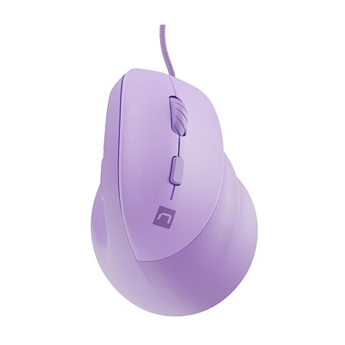 Natec Vertical Mouse Crake 2 Pro 12800DPI Optical Pure Lavander (тъмнейл - 2)