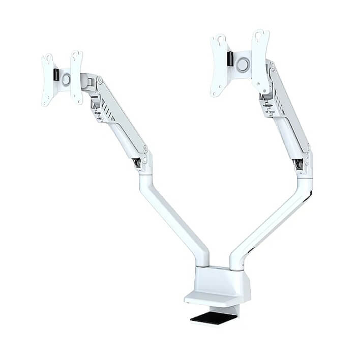 Neomounts by NewStar Flat Screen Desk Mount (clamp/grommet) for 2 Monitor Screens ID 66803 (тъмнейл - 3)