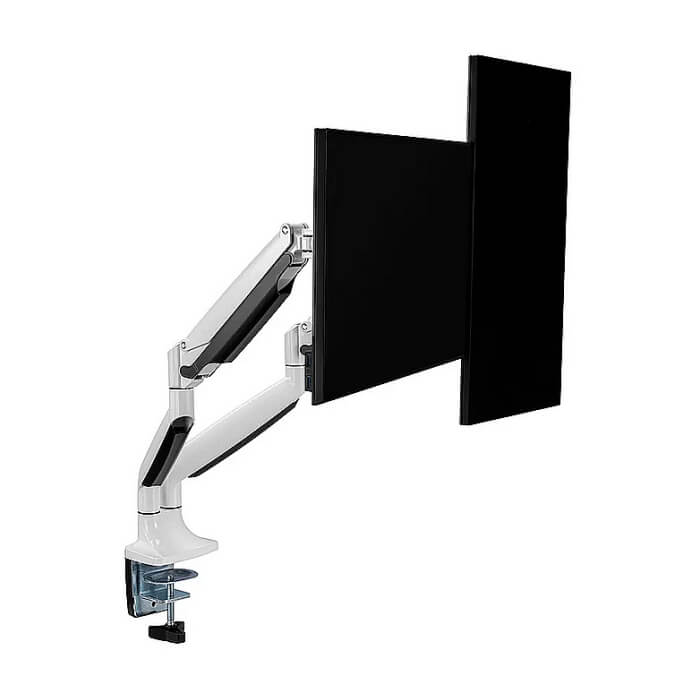 Neomounts Flat Screen Desk mount (10-32") desk clamp/grommet 2X ID 84235 (тъмнейл - 5)