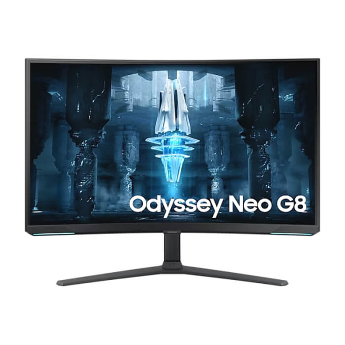 Samsung LS32BG850N 32" Odyssey Neo G8,Curved VA, 240Hz, 1 ms, 3840x2160, DP, 2xHDMI, USB Hub, White ID 64847 на супер цена