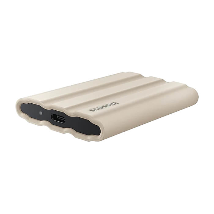 Samsung Portable NVME SSD T7 Shield 2TB , USB 3.2 Gen2, Rugged, IP65, Read 1050 MB/s Write 1000 MB/s, Beige ID 97574 (тъмнейл - 4)
