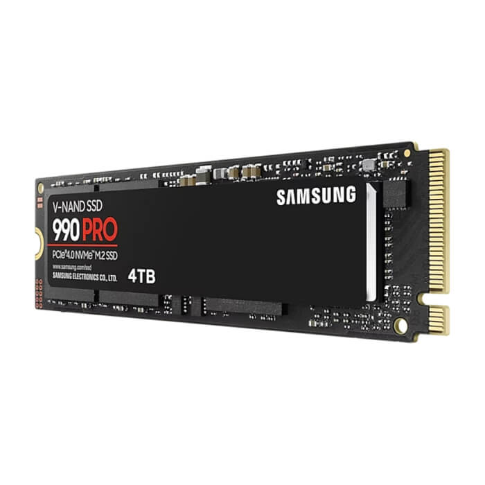 Samsung SSD 990 PRO 4TB PCIe 4.0 NVMe 2.0 M.2 V-NAND 3-bit MLC, 256-bit Encryption, Read 7450 MB/s Write 6900 MB/s ID 97588 (тъмнейл - 3)