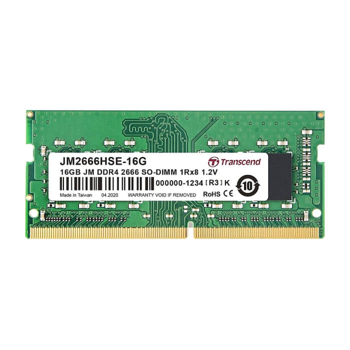 Transcend 16GB JM DDR4 2666Mhz SO-DIMM 1Rx8 2Gx8 CL19 1.2V ID 63906 на супер цена от GT Computers Transcend 16GB JM DDR4 2666Mhz SO-DIMM 1Rx8 2Gx8 CL19 1.2V ID 63906 на супер цена
