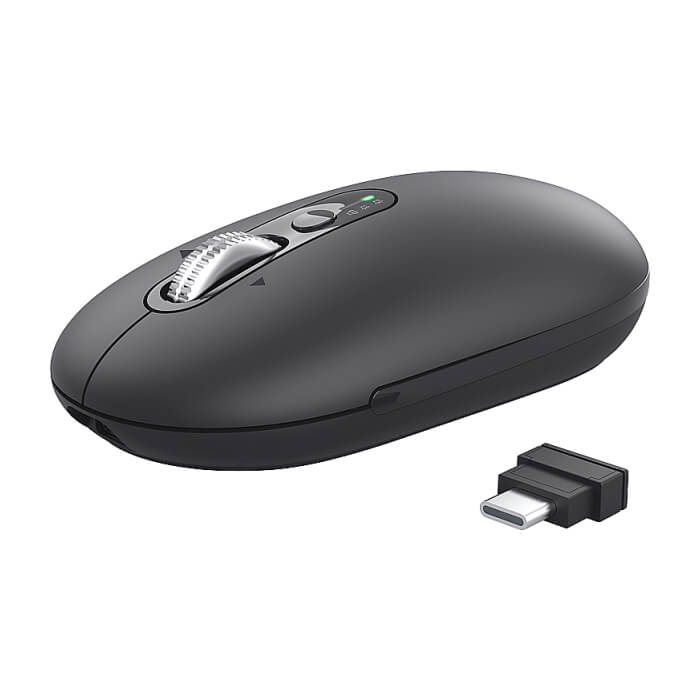 TRUST Seron Slim Multi-Wireless Hyperscroll Mouse Black (тъмнейл - 2)