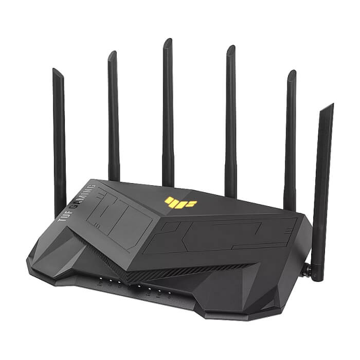 Asus Gaming Wireless Router, TUF Gaming-AX6000, AX6000, Dual-Band, Quad-Core 2.0GHz CPU, 256MB/512MB Flash/RAM, 2.5G dual-port, AiProtection Pro, Adaptive QoS, VPN Fusion, IPTV, OF (тъмнейл - 4)