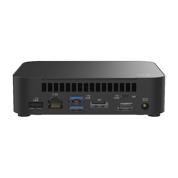 Asus NUC 14 Essential Intel N150, 5 x USB Type-A, 2 x USB Type-C, Wi-Fi 6E AX211 + 2.5GBe LAN, 1 x HDMI, 1 x Display Port, no Storage (NVMe and 2.5" SATA), no RAM, no OS, Slim ID 90680 (тъмнейл - 3)