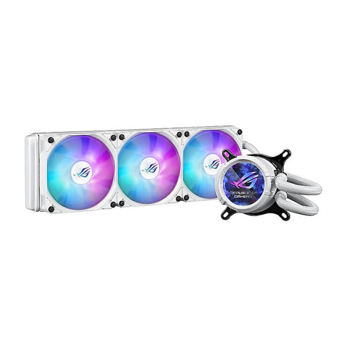Asus ROG Strix LC III 360 ARGB LCD White ID 92634 на супер цена от GT Computers Asus ROG Strix LC III 360 ARGB LCD White ID 92634 на супер цена