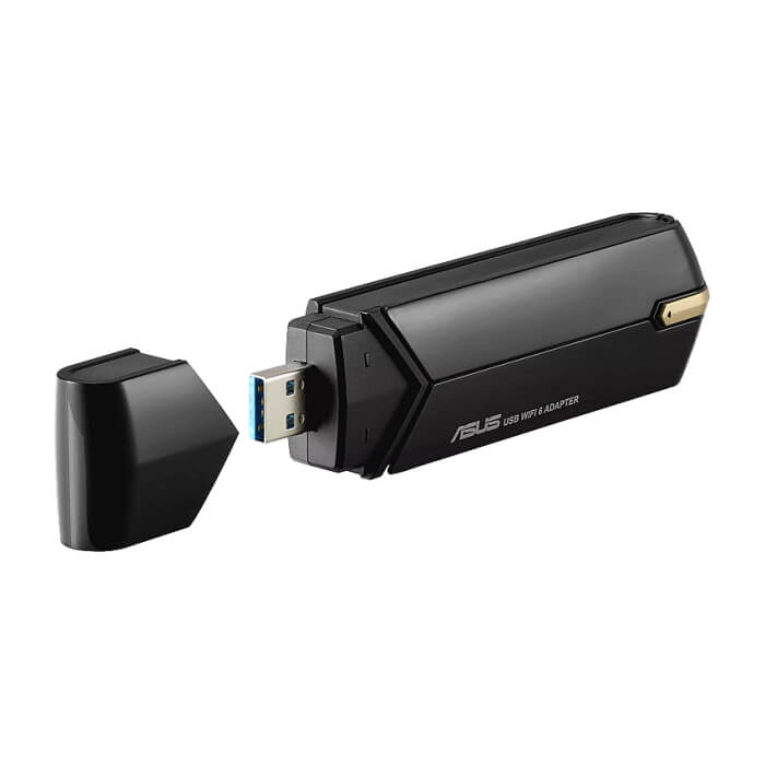 Asus USB Adapter, USB-AX56, AX1800, Dual-Band, USB 3.2 Gen 1, OFDMA, MU-MIMO, 2x External antenna, Black на супер цена от GT Computers Asus USB Adapter, USB-AX56, AX1800, Dual-Band, USB 3.2 Gen 1, OFDMA, MU-MIMO, 2x External antenna, Black на супер цена