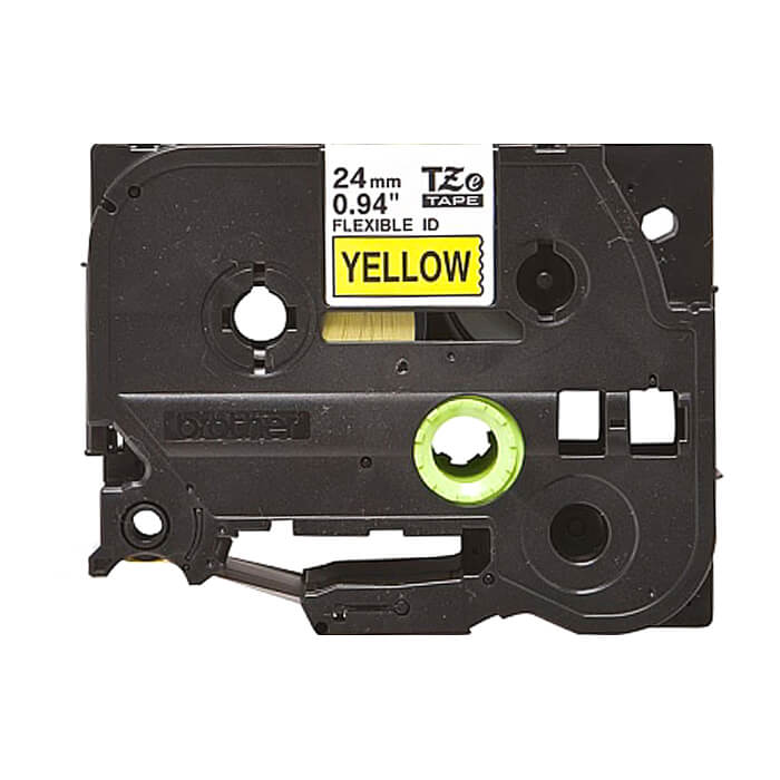 Brother TZe-FX651 Tape Black on Yellow, Flexible ID, 24mm, 8m - Eco ID 70704 на супер цена