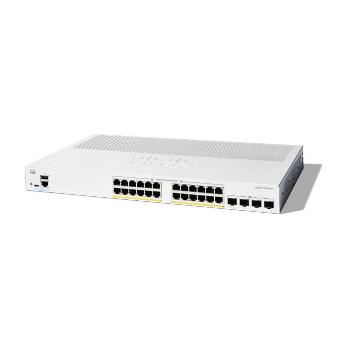 Cisco Catalyst 1200 24-port GE, PoE, 4x10G SFP+ (тъмнейл - 2)