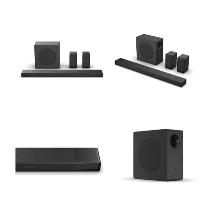 Hisense AX5140Q,Soundbar, 5.1.4 Ch., 600W, BT, Dolby Atmos, Black (тъмнейл - 4)