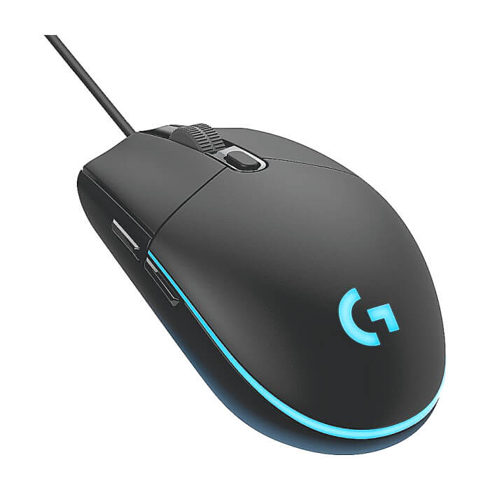 Logitech G102 Mouse, Lightsync RGB, 8000 DPI, 6 Programmable Buttons, Black (тъмнейл - 2)