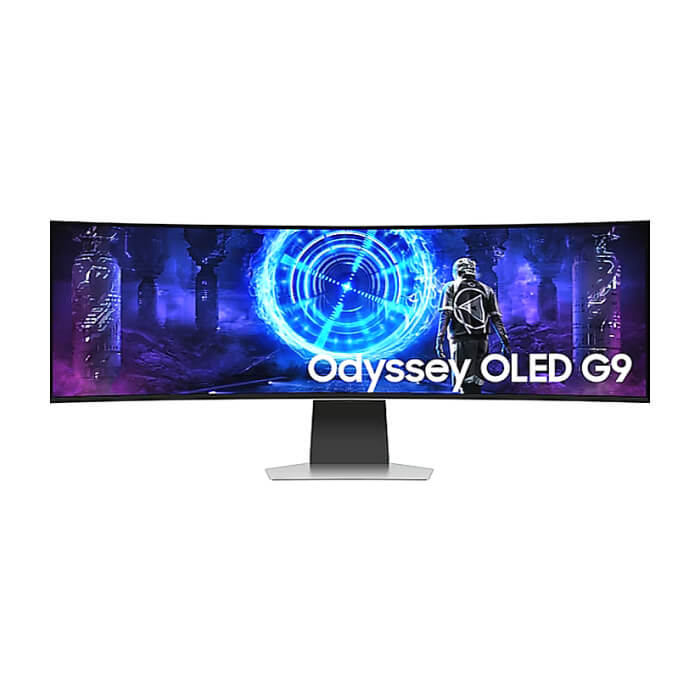 Samsung LS49DG950, 49" CURVED Odyssey G9 OLED, 1000R, 240Hz, 32:9, 5120 x 1440, 250 cd/m2, Display Port, HDMI, Micro HDMI, USB Hub, Silver ID 95840 на супер цена