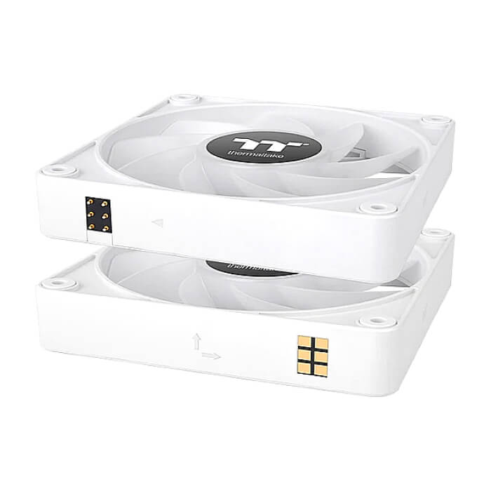 Thermaltake CT120 EX Reverse ARGB Sync PC Cooling Fan 3 Pack Magnetic Connect White ID 89346 (тъмнейл - 4)