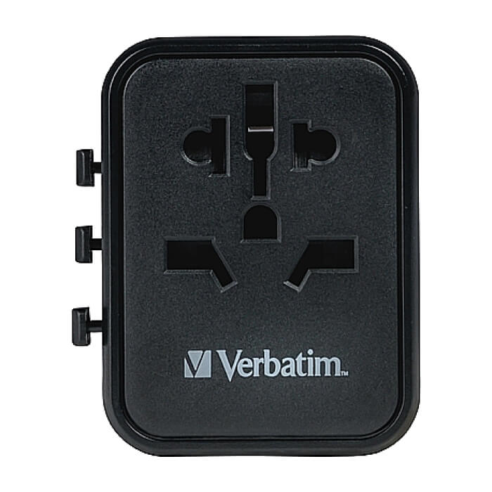 Verbatim UTA-02 Universal Travel Adapter with 1 x USB-C PD 20W / 1 x USB-A QC 3.0 (тъмнейл - 3)