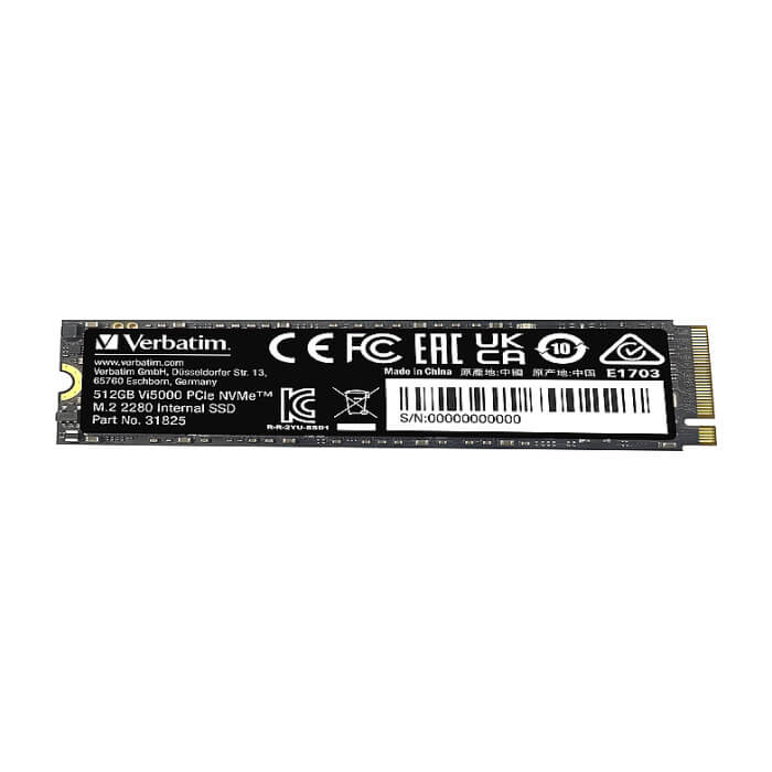 Verbatim Vi5000 Internal PCIe NVMe M.2 SSD 512GB ID 73190 (тъмнейл - 3)