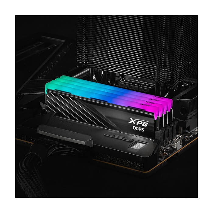 ADATA LANCER BLADE RGB 64GB (2x32GB) DDR5 6000 MHz CL30 Black ID 98509 (тъмнейл - 4)