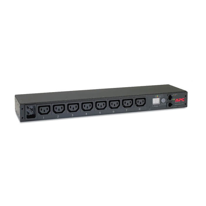 APC RACK PDU, METERED, 1U, 16A, 208/230V, (8) C13 (тъмнейл - 3)