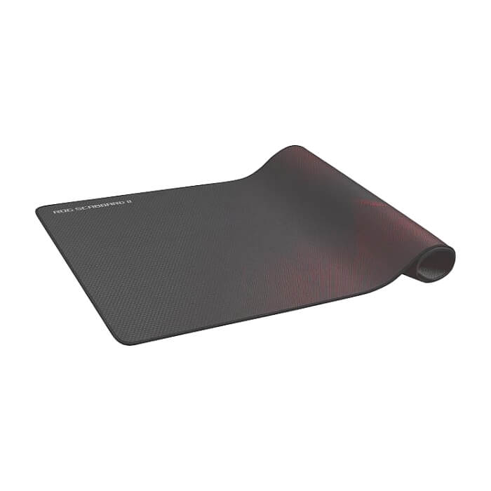 Asus ROG SCABBARD II extended gaming mouse pad with protective nano-coating for a water-, oil-and dust-repellant surface, with anti-fray, flat-stitched edges and a non-slip rubber base (тъмнейл - 5)