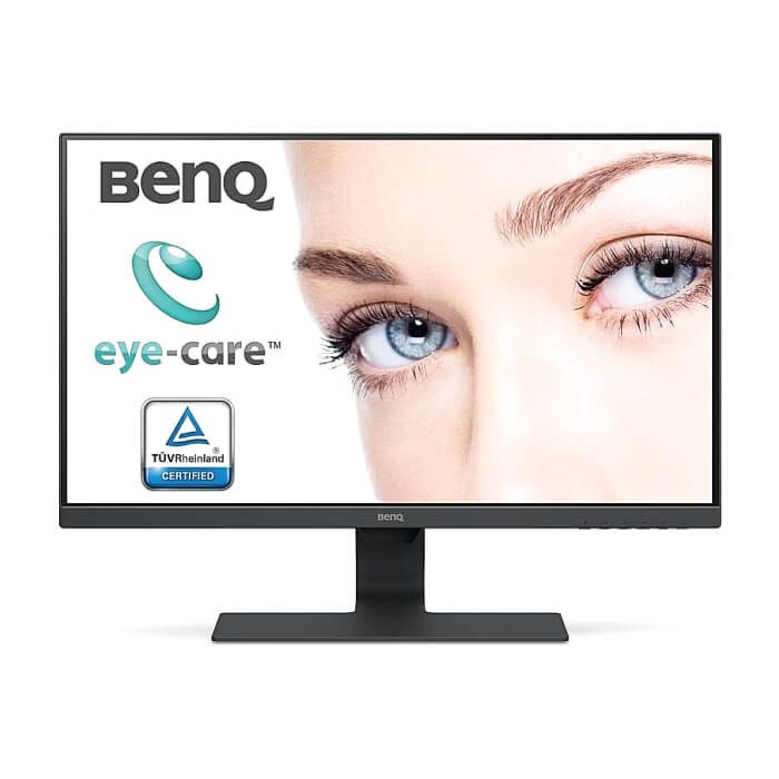 BenQ GW2780, 27" IPS LED, 5ms, 1920x1080 FHD, Stylish Monitor, 72% NTSC, Eye Care, Flicker-free, B.I., Low Blue Light, 1000:1, 20M:1 DCR, 8bit, 250cd/m2, VGA, HDMI,DP, Speakers 2x2W, Cable Management, Tilt, Black ID 65304