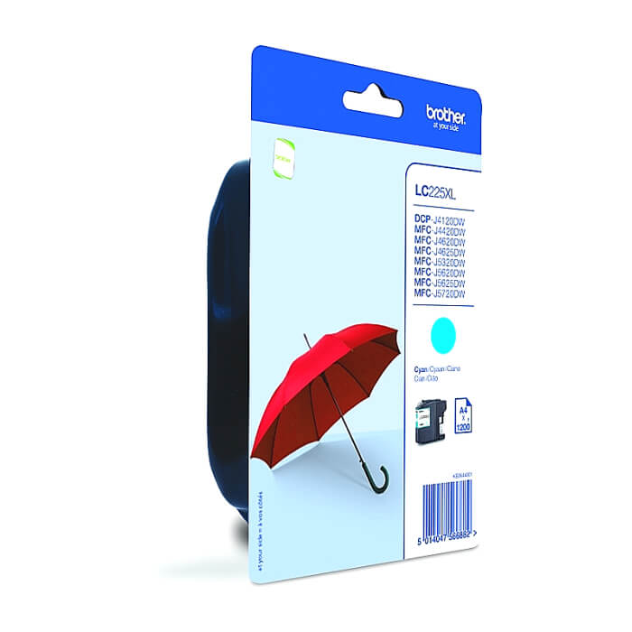 Brother LC-225XL Cyan Ink Cartridge ID 69983 на супер цена