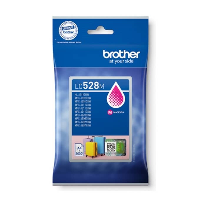 Brother LC528M Magenta Ink Cartridge for MFCJ5010DW/MFCJ5110DW - 5000 page yield ID 99448 на супер цена