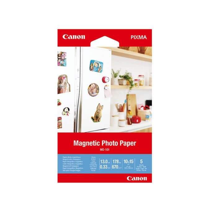 Canon Magnetic Photo Paper MG-101, 10x15 cm, 5 sheets ID 70895 на супер цена