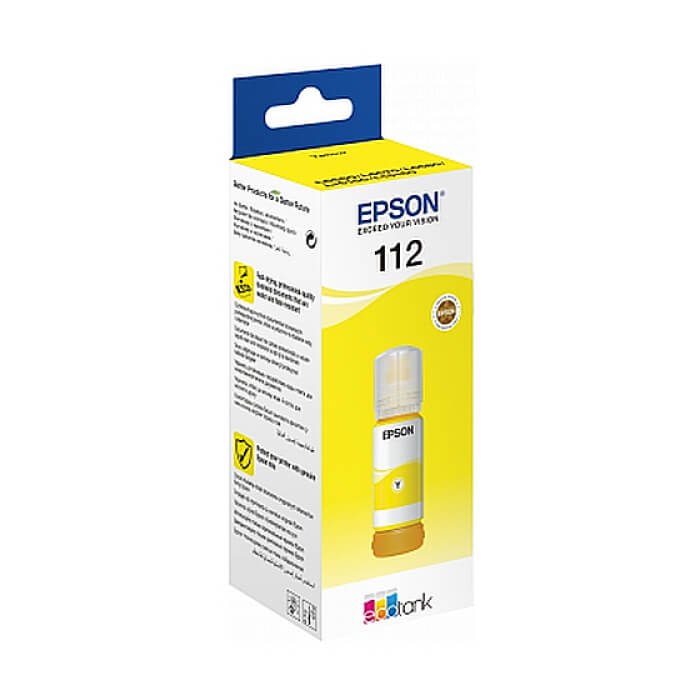 Epson 112 EcoTank Pigment Yellow ink bottle ID 69640 (тъмнейл - 2)