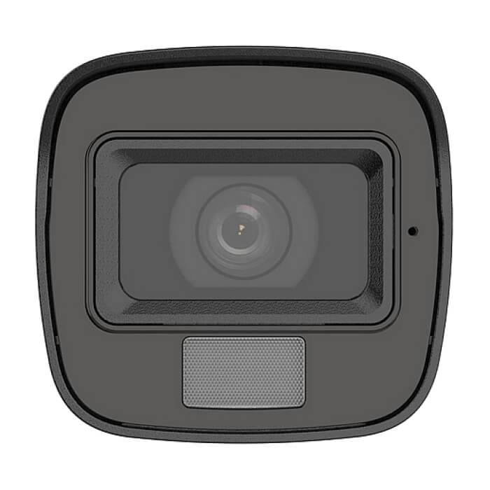 Hi-Look 2 MP Smart Hybrid Light MD 2.0 Fixed Bullet Network Camera, 2.8mm, F1.6, IR,White Light up to 30m, H.265+, IP67, Digital WDR, 3D DNR, Built-in Microphone, 12Vdc/PoE 6.5W ID 88058