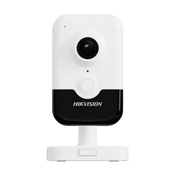 HikVision 4 MP Indoor Audio Fixed Human Body Detection Cube Network Camera, 2.8 mm, F1.6, IR up to 10m, H.265+,Digital WDR, built-in microphone, built-in speaker, built-in memory card slot (up to 512 GB), 12Vdc/PoE 4.56W ID 85371 на супер цена