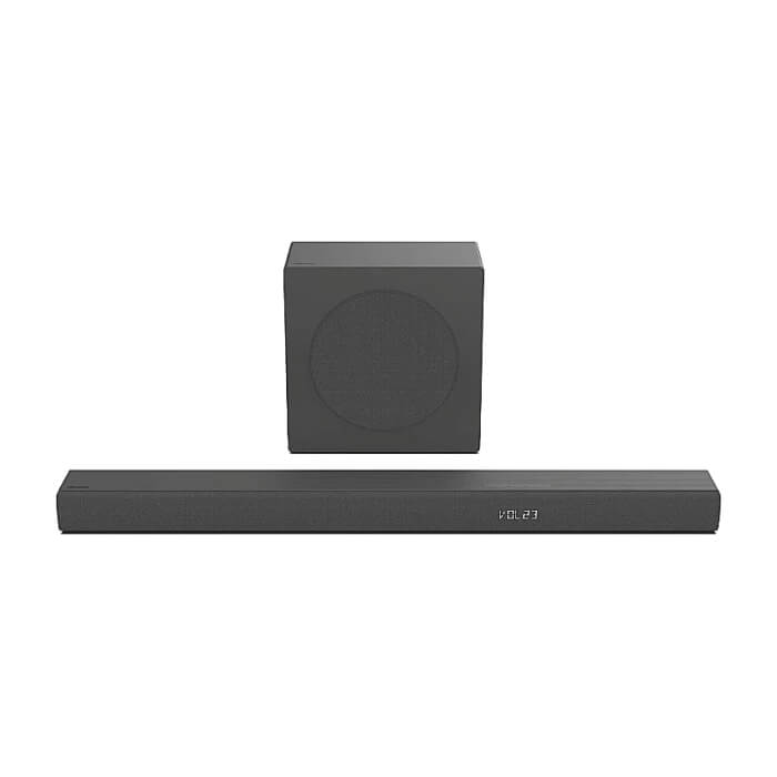 Hisense HS3100, 6-speaker surround sound system, 480W Total Output Power,6.5їWireless subwoofer, Rear surround speakers, Dolby Digital Plus and DTS Virtual:X, EzPlay and Bluetooth 5.3,Black (тъмнейл - 4)