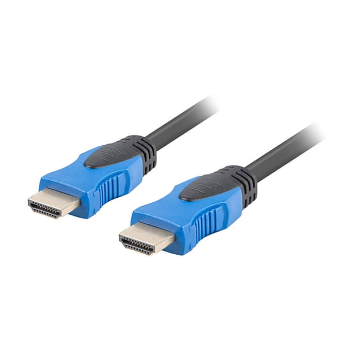 Кабел - Lanberg HDMI M/M V2.0 cable 4K 7.5m CU, black ID 72530 (тъмнейл - 2)
