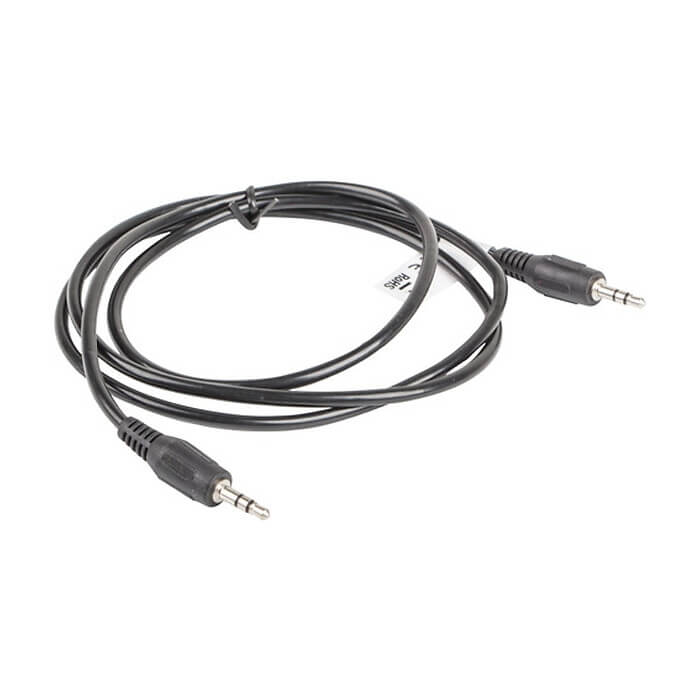 Кабел - Lanberg mini jack 3.5mm M/M 3 pin cable 1.2m, black ID 72597 (тъмнейл - 3)