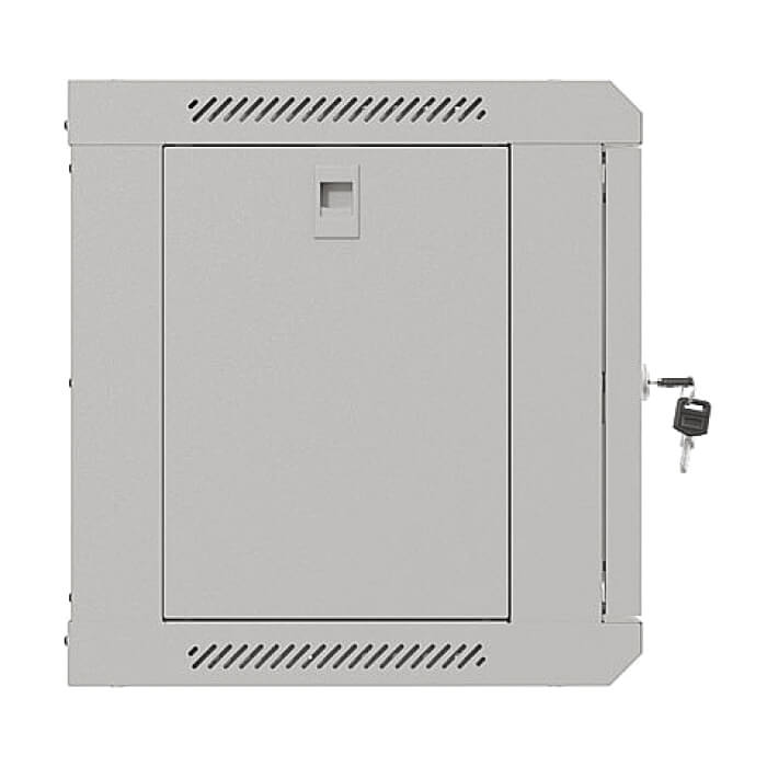 Lanberg rack cabinet 19" wall-mount 6U/540x350 (flat pack) with glass door grey ID 87607 (тъмнейл - 4)