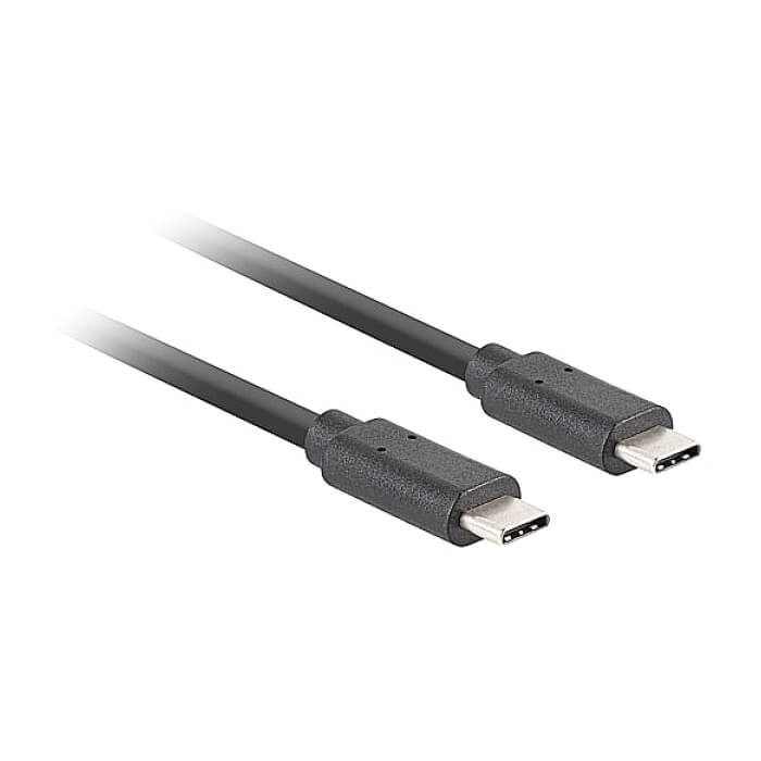 Lanberg USB-C M/M 3.1 gen 2 cable 1m 10GB/s pd100w black ID 86832 (тъмнейл - 2)