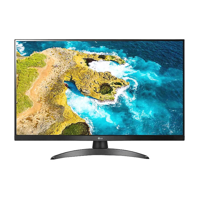 LG 27TQ615S-PZ, 27.0" IPS, Smart webOS, TV Tuner DVB-T2/C /S2, 1000:1, Mega DFC, 250cd, Full HD (1920 x 1080), Wi-Fi, LAN, AirPlay, HDMI, CI Slot, USB 2.0, Bluetooth, AI Sound, Speakers, Black ID 65105
