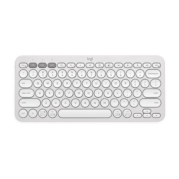 Logitech Pebble Keys 2 K380s - TONAL WHITE - US INT'L - BT - N/A - INTNL-973 - UNIVERSAL на супер цена от GT Computers Logitech Pebble Keys 2 K380s - TONAL WHITE - US INT'L - BT - N/A - INTNL-973 - UNIVERSAL на супер цена