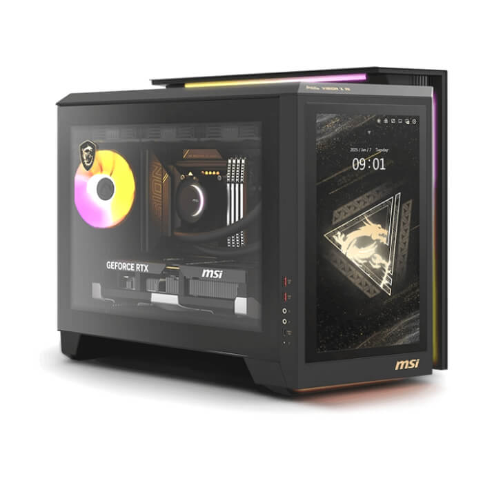 MSI MEG Vision X AI 2NVV9-208EU, Core Ultra 9 285K(36M Cache, up to 5.70GHz), GeForce RTX 5080 16G SHADOW 3X GDDR7, Z890, Liquid(360mm), 32GB(2x16GB 5600Mhz), 2TB M2, 1200W 80 Plus ID 92723 (тъмнейл - 4)