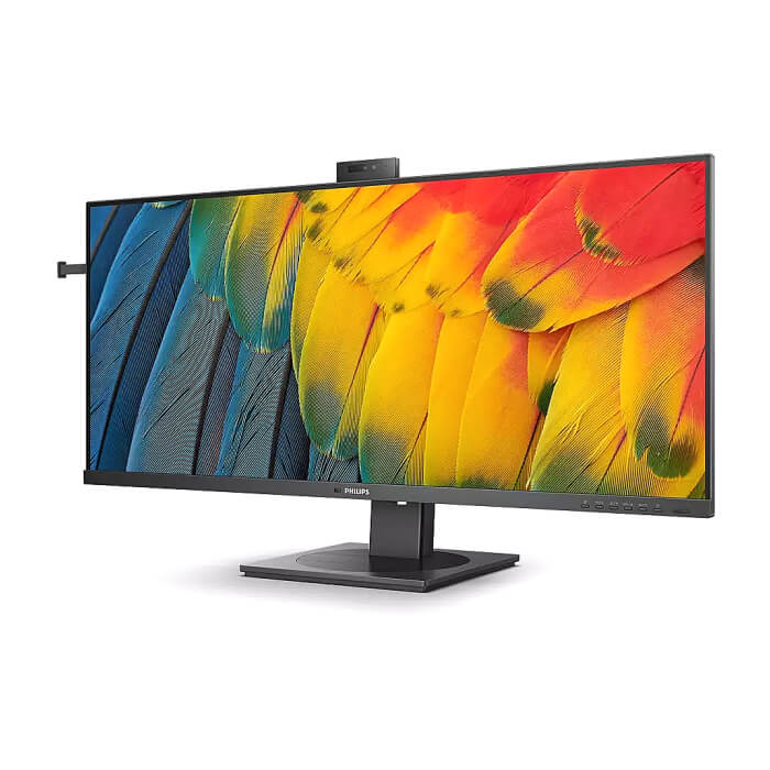Philips 40B1U5601H, 40" IPS WLED, 3440x1440@100Hz, 4ms GtG, 300cd m/2, 1200:1, DCR 50M:1, FlickerFree, Low Blue Mode, 5Wx2, Tilt, Height Adjust, Swivel, HDMI, DP, USB hub, KVM, RJ45 ID 64897 (тъмнейл - 2)