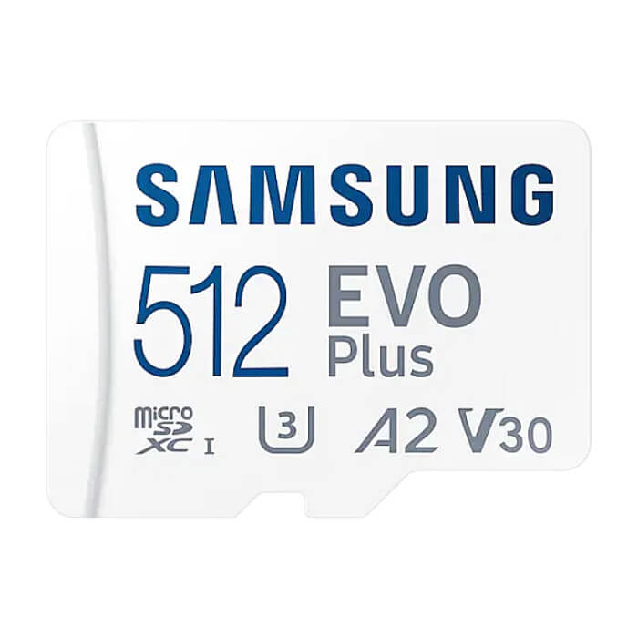 Samsung 512GB micro SD Card EVO Plus with Adapter, Class10, Transfer Speed up to 130MB/s ID 74096 на супер цена