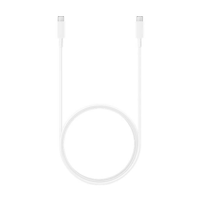 Samsung Cable USB-C to USB-C 1.8m (5A) White ID 90022 (тъмнейл - 3)