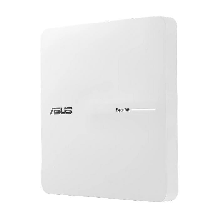 Asus Business PoE Access Point ExpertWiFi EBA63, AX3000, Dual-Band, Quad-Core 1.7GHz CPU, 256MB/512MB Flash/RAM, Gigabit, OFDMA, Beamforming, WPA, WPS, SSH, 5 SSIDs, SDN, PoE & PoE+, wall mounting/ceiling,White (тъмнейл - 4)