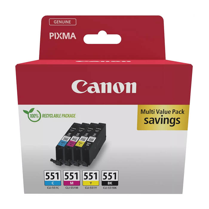 Canon CLI-551 C/M/Y/BK Multipack ID 69831 на супер цена