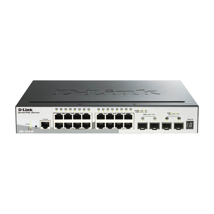D-Link 20-Port Gigabit Stackable SmartPro Switch including 2 SFP ports and 2 x 10G SFP+ ports на супер цена