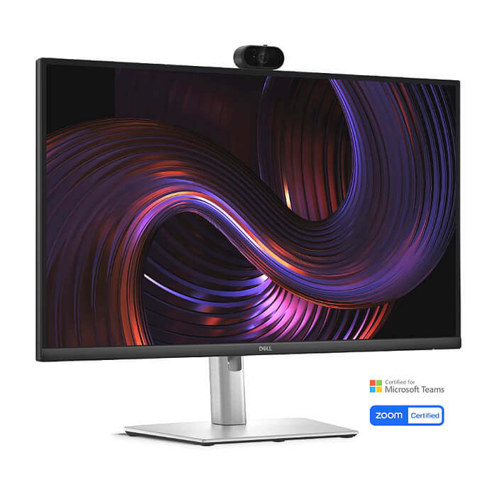 Dell P2726DEV, 27" Webcam Monitor, IPS Anti-Glare, 5ms, 100 Hz, 1500:1, 350 cd/m2, QHD 2560x1440, 99% sRGB, HDMI, Display Port, USB-C Hub, RJ45, Webcam, KVM Switch, PD 90W, He ID 97463 (тъмнейл - 2)