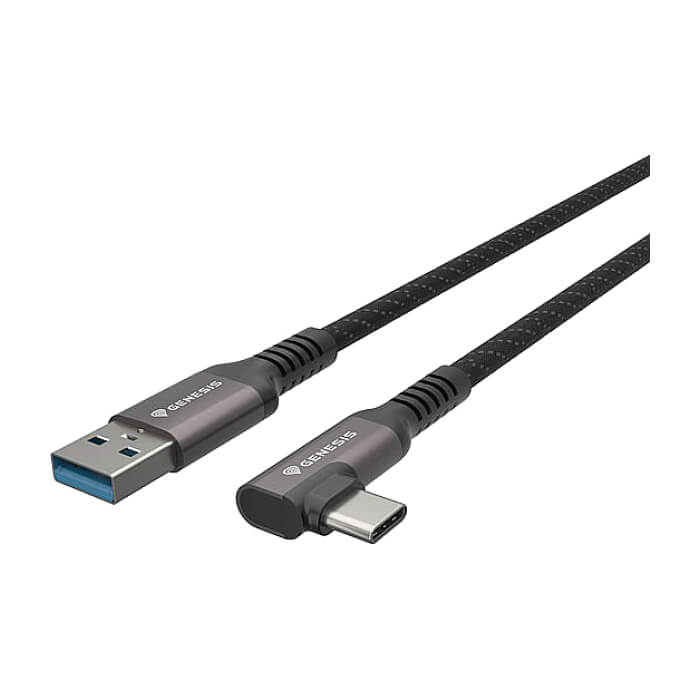 Genesis Cable USB-C(M)->USB-A(M) 3.1 GEN 1, 5GB/S PD15W VR, 5m, Black ID 82233 (тъмнейл - 2)