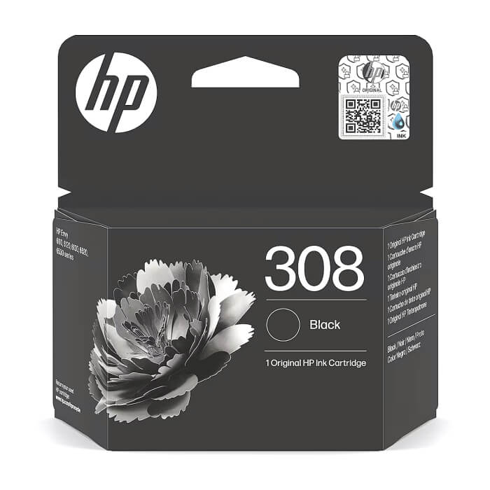 HP 308 Black Original Ink Cartridge ID 96481 на супер цена