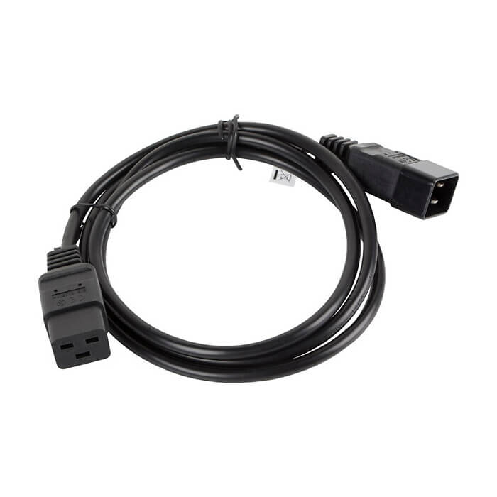 Кабел - Lanberg EXTESION CABLE IEC 320 C19 / C20 1.8m VDE, black ID 72490 (тъмнейл - 3)