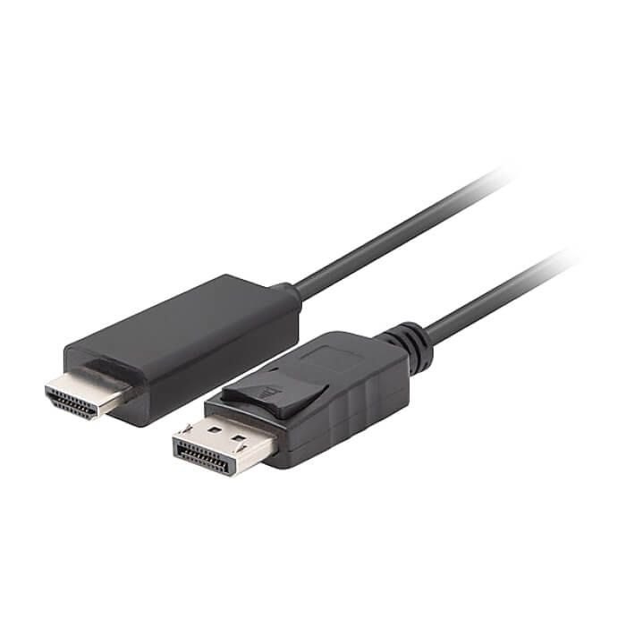 Lanberg display port (M) V1.1 -> HDMI (M) cable 3m, black ID 84139 (тъмнейл - 2)