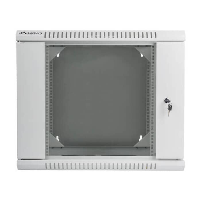 Lanberg rack cabinet 19” double-section wall-mount 9U / 600x600 for self-assembly (flat pack), grey ID 71868 на супер цена